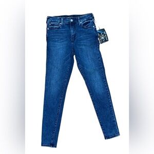 True Religion Jeans Jennie Curvy Size 29 Medium Twilight Denim NWT $159